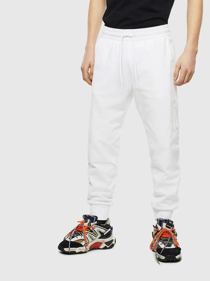 Diesel Trousers and Shorts Mens PORTEX White For Sale