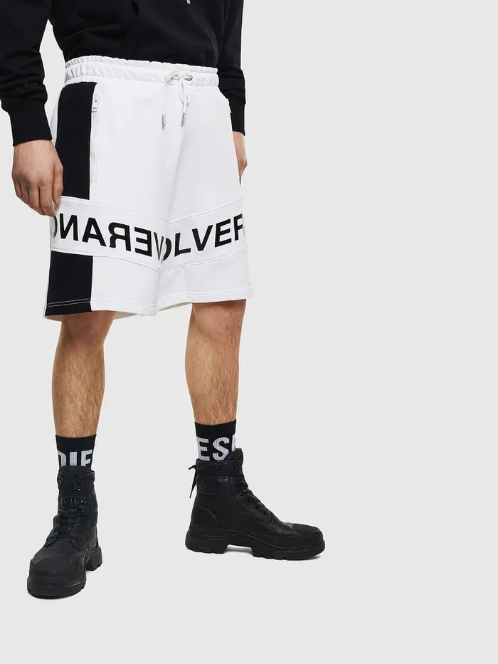 Diesel Trousers and Shorts Mens PSHAM WhiteBlack Gift Ideas