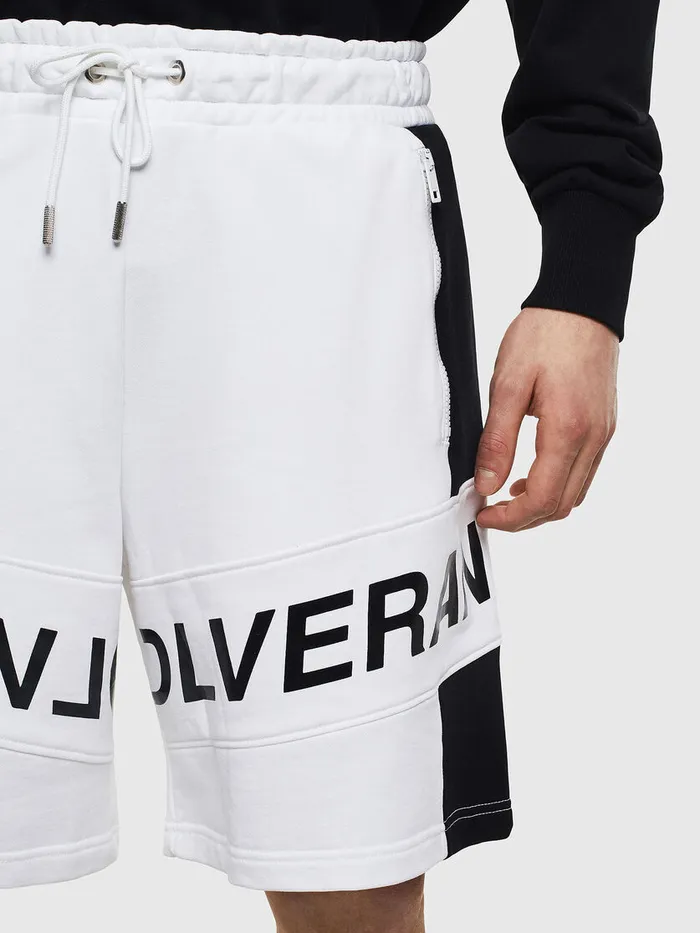 Diesel Trousers and Shorts Mens PSHAM WhiteBlack Gift Ideas