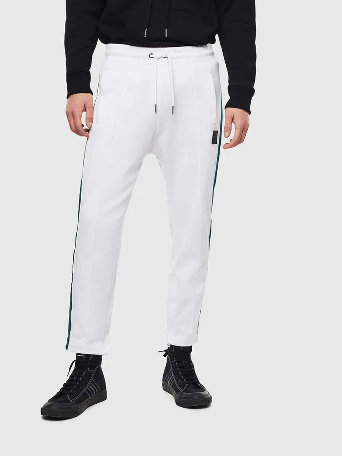Diesel Trousers and Shorts Mens PYEGOX WhiteGreen Cheap On Sale