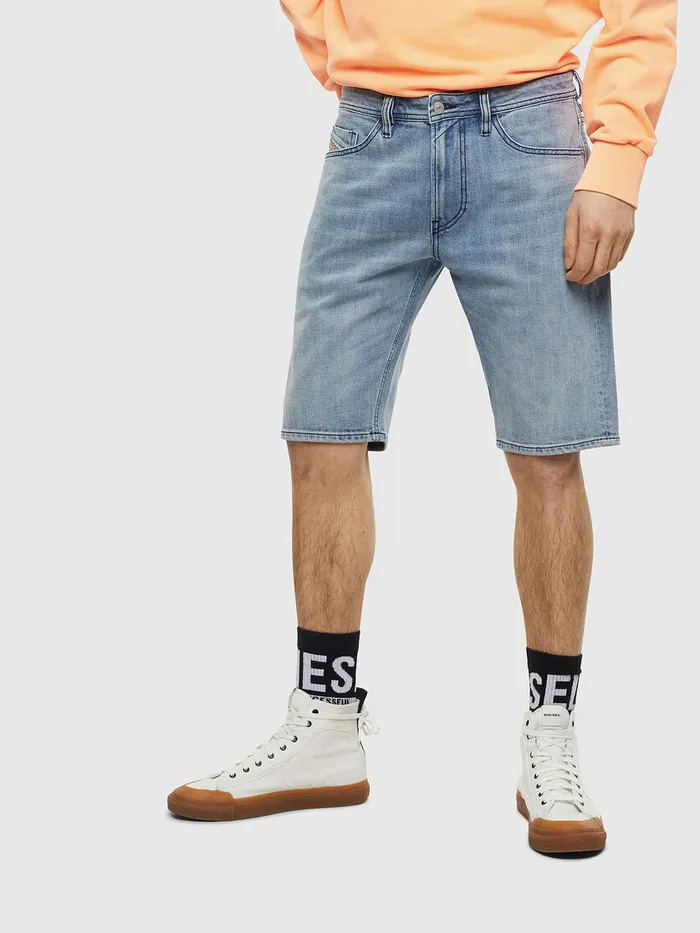 Diesel Trousers and Shorts Mens THOSHORT Light Blue Gift 4 You