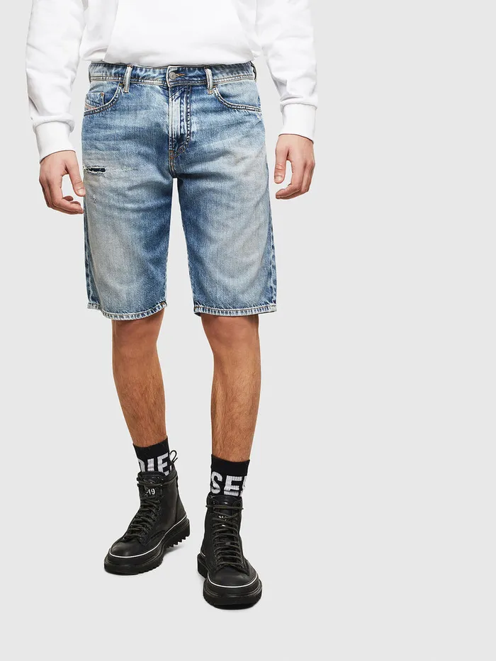 Diesel Trousers and Shorts Mens THOSHORT Light Blue Popular