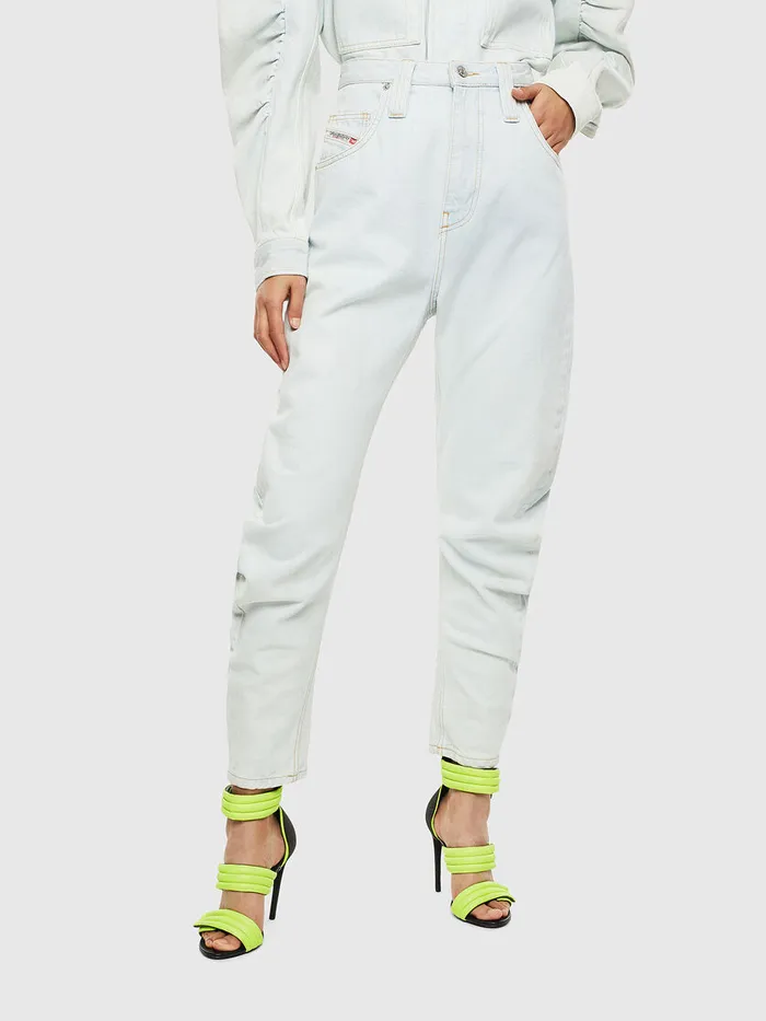 Diesel Trousers and Shorts Womens DEPLATAR Light Blue Cheap On Sale