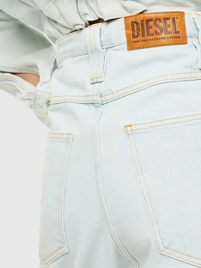 Diesel Trousers and Shorts Womens DEPLATAR Light Blue Cheap On Sale