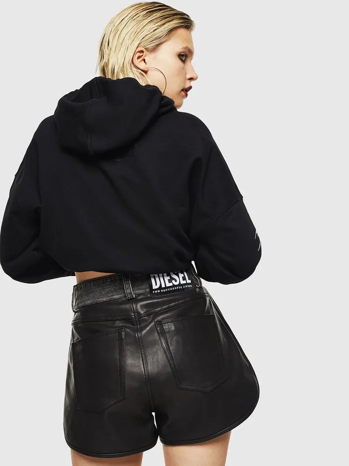 Diesel Trousers and Shorts Womens LFARA Black Gift for Friend