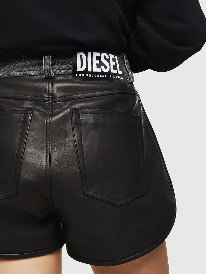 Diesel Trousers and Shorts Womens LFARA Black Gift for Friend