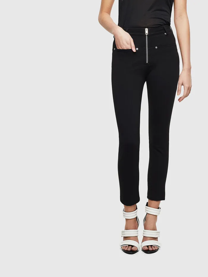 Diesel Trousers and Shorts Womens PGLASSY Black Casaul