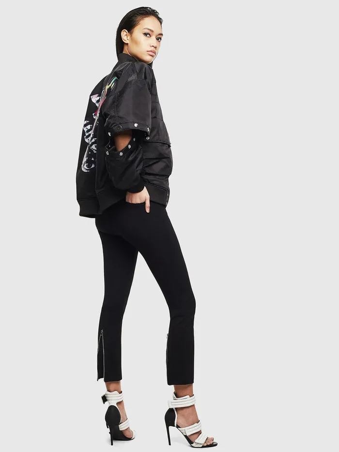 Diesel Trousers and Shorts Womens PGLASSY Black Casaul