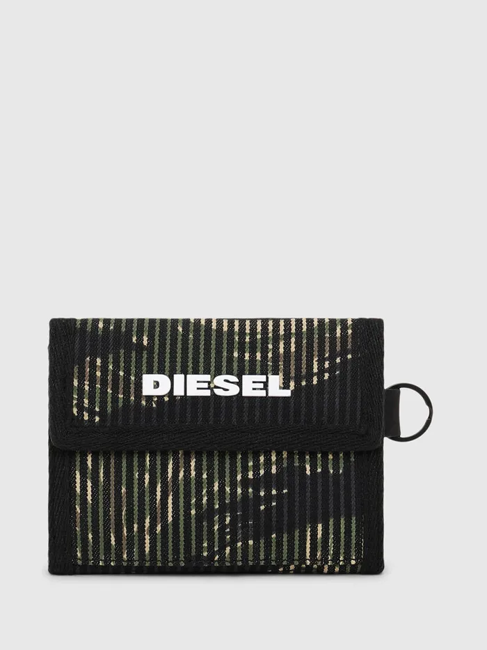 Diesel Wallets Mens YOSHI BlackGreen For Sale