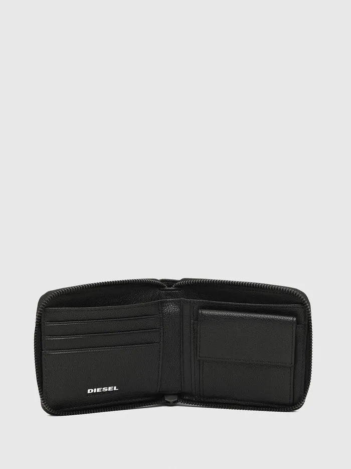 Diesel Wallets Mens ZIPPY HIRESH S BlackWhite On Sale