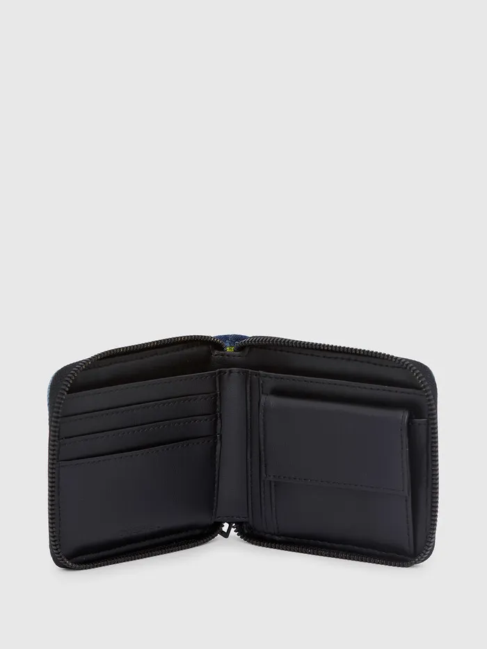 Diesel Wallets Mens ZIPPY HIRESH S Blue Gift for Friend