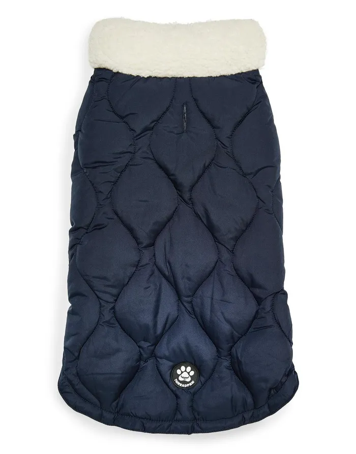 Dogs Dogs039 Navy Onion Quilted Jacket Navy Threadbare Dog Jackets Dogs Dogs039 Navy Onion Quilted Jacket Navy Threadbare Dog Jackets