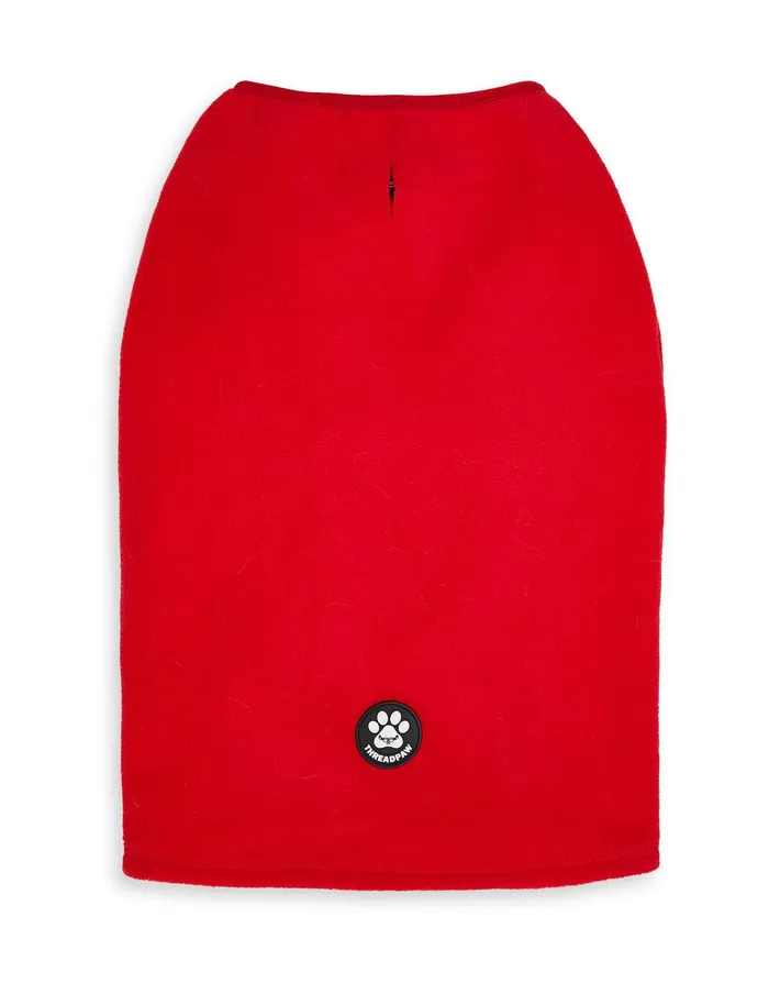 Dogs Dogs039 Red Fleece Jumper Red Threadbare Dog Jumpers Dogs Dogs039 Red Fleece Jumper Red Threadbare Dog Jumpers