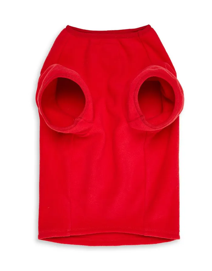 Dogs Dogs039 Red Fleece Jumper Red Threadbare Dog Jumpers Dogs Dogs039 Red Fleece Jumper Red Threadbare Dog Jumpers