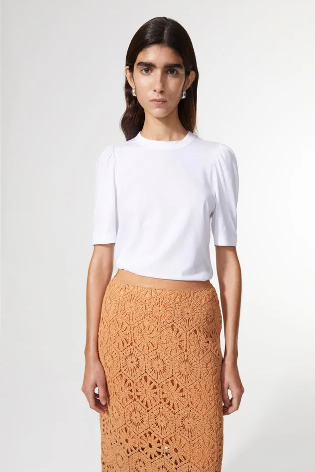 Dory Tshirt White Women Rodebjer Tops