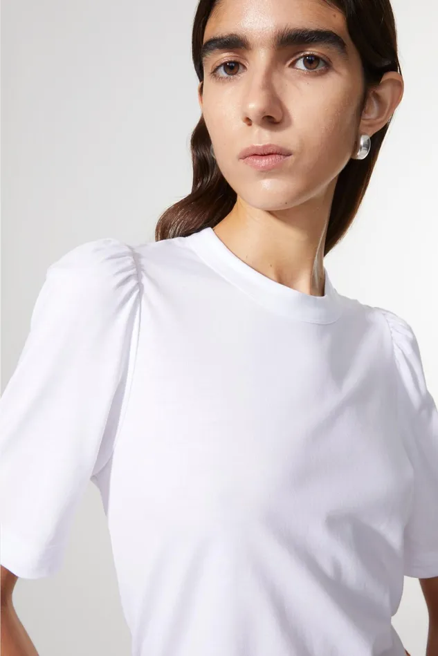 Dory Tshirt White Women Rodebjer Tops