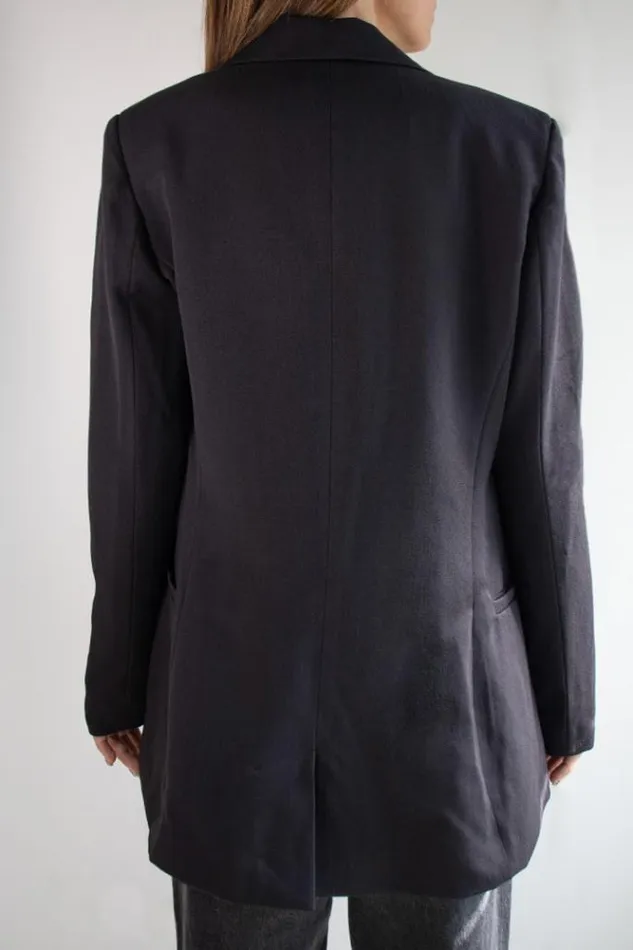 Double Breasted Blazer Jacket Women Subdued Coats and Jackets