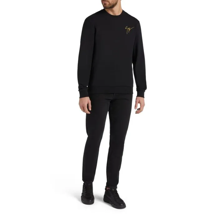 Dragon Crystal Black Men Giuseppe Zanotti Ready To Wear