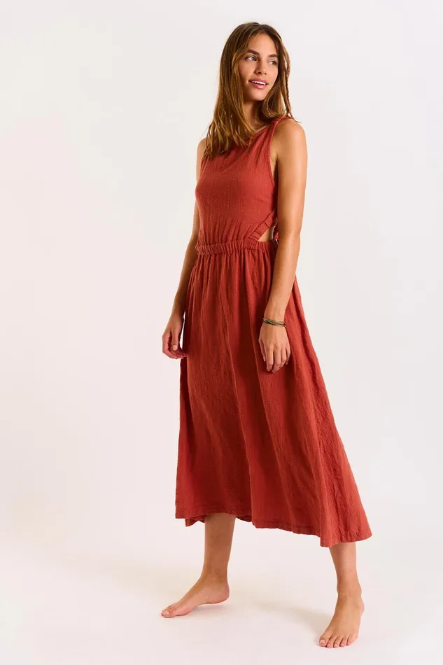 Dress Brown 8211 HELOISE CHERYLL Brown Women Banana Moon Dresses