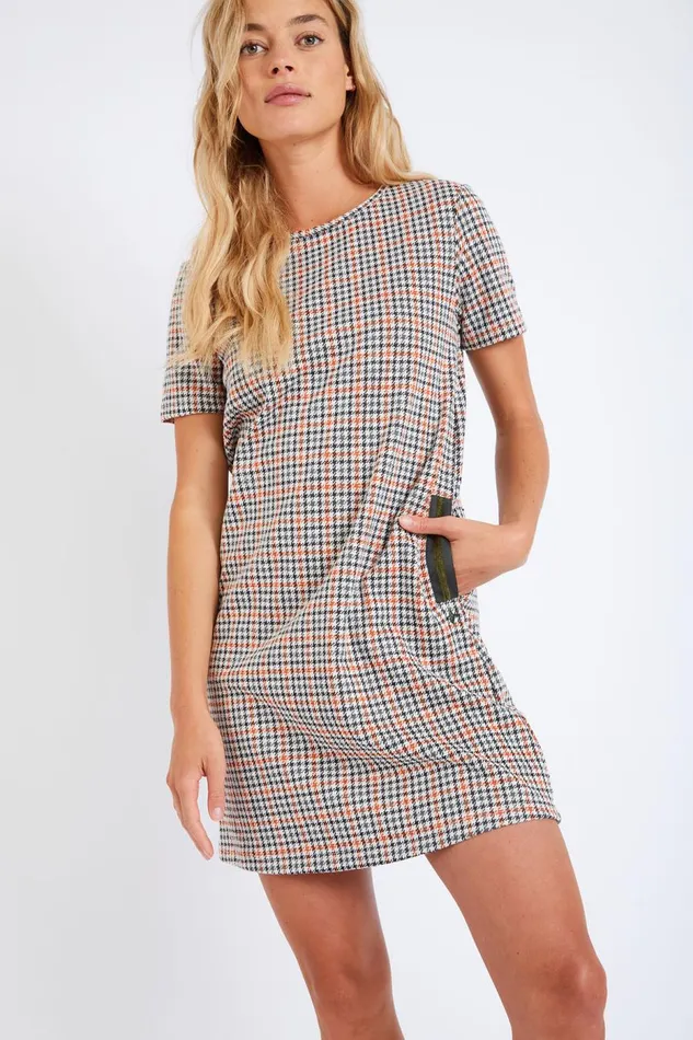 Dress Grey 8211 LOANE BATILAND Grey Women Banana Moon Dresses