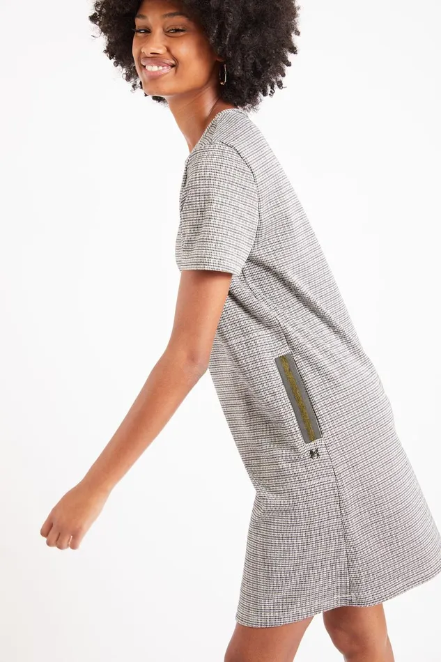 Dress Grey 8211 LOANE BATILAND Grey Women Banana Moon Dresses