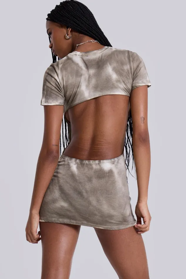 Dresses Women Jaded London Shop Oil Wash Backless Mini Dress