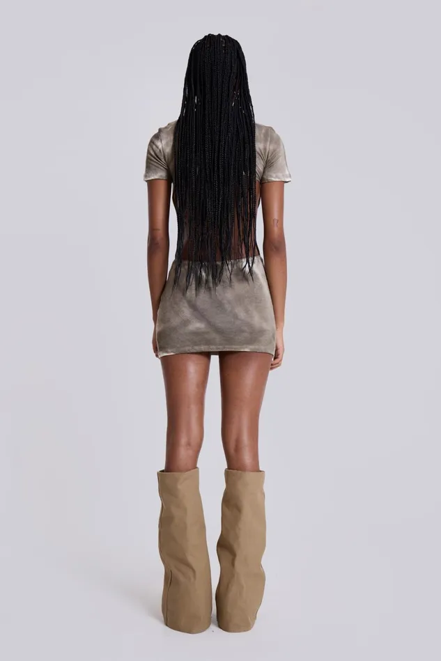 Dresses Women Jaded London Shop Oil Wash Backless Mini Dress
