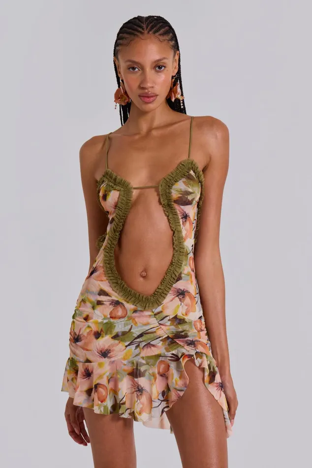 Dresses Women Jaded London Sunrise Bloom Mini Fatale Dress