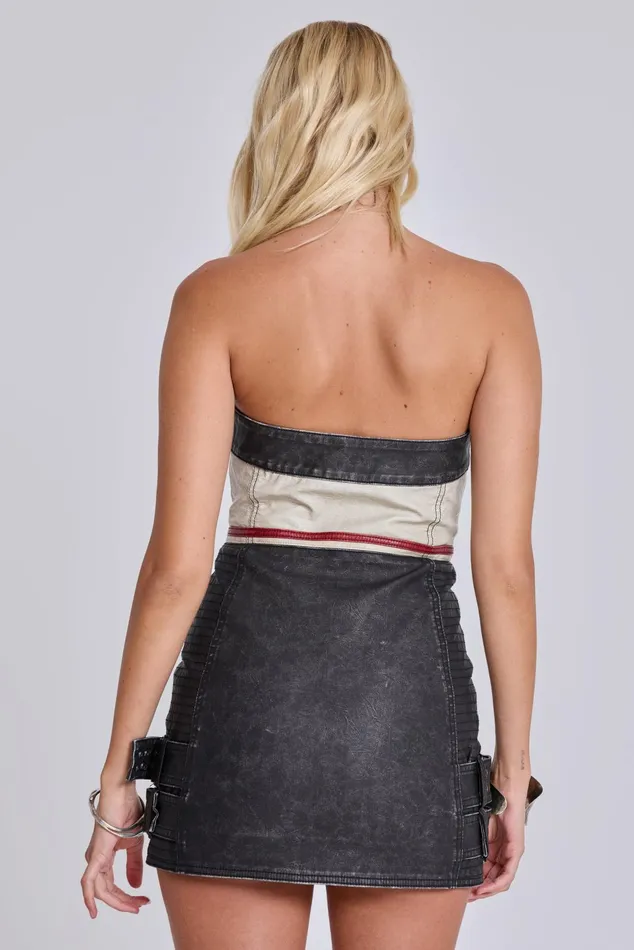 Dresses Women Jaded London Xiva Motocross Faux Leather Dress