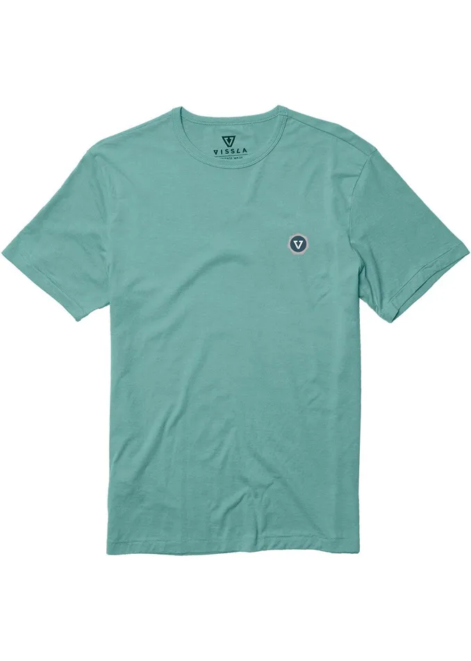 Eco Tees Men Vissla Seven Seas Organic Tee Jade Eco Tees Men Vissla Seven Seas Organic Tee Jade