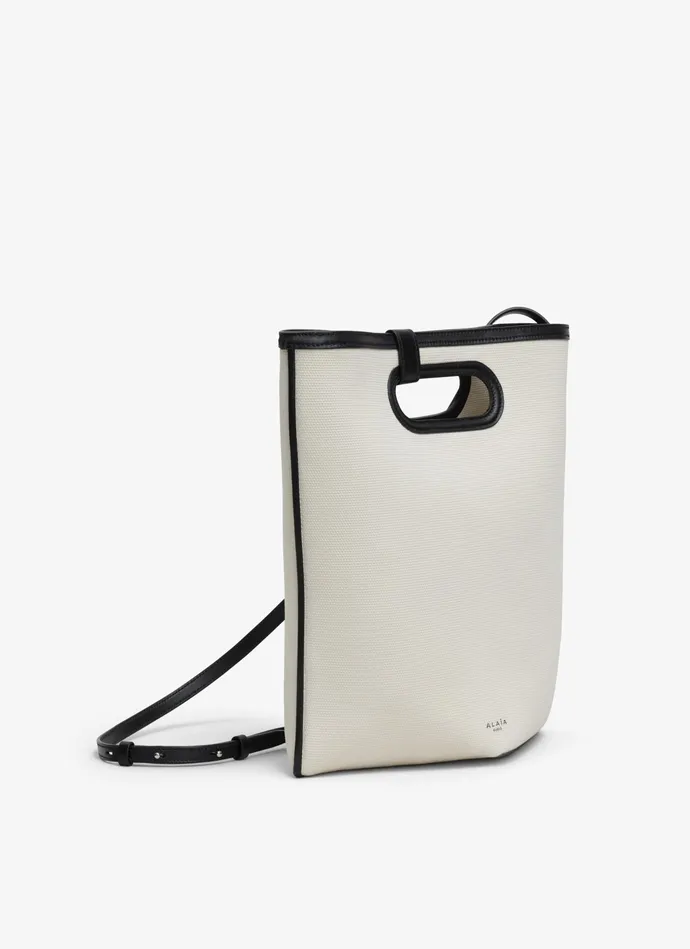 Ecru FOLDED BAG IN CANVAS Women Alaa Tote Bags