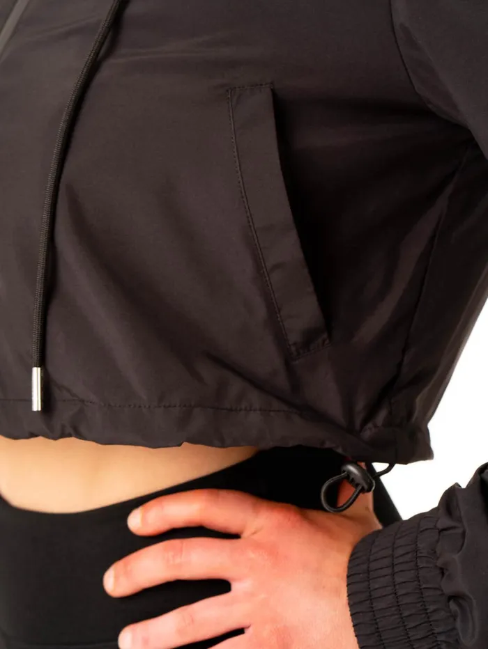 Element Windbreaker 8211 Black Women Ryderwear Jackets and Sweaters