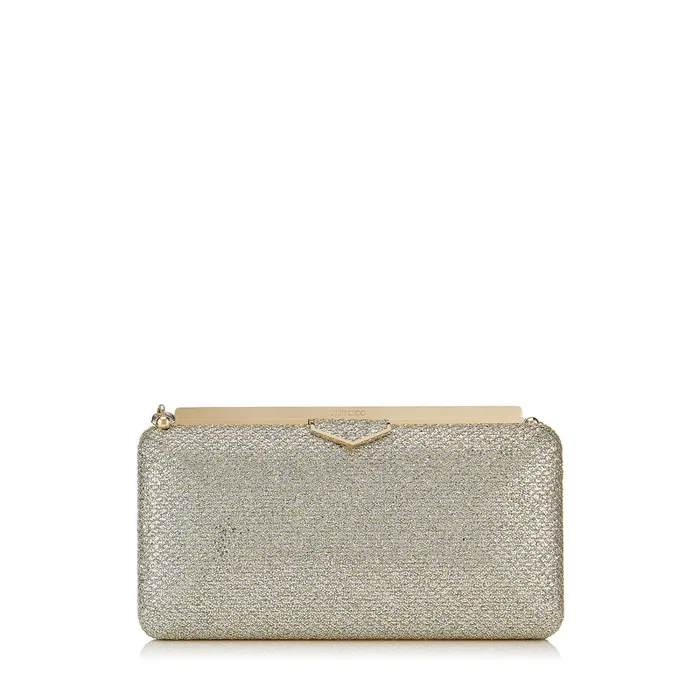 Ellipse Champagne Glitter Fabric Clutch Bag Champagne Women JIMMY CHOO Clutch Bags Ellipse Champagne Glitter Fabric Clutch Bag Champagne Women JIMMY CHOO Clutch Bags