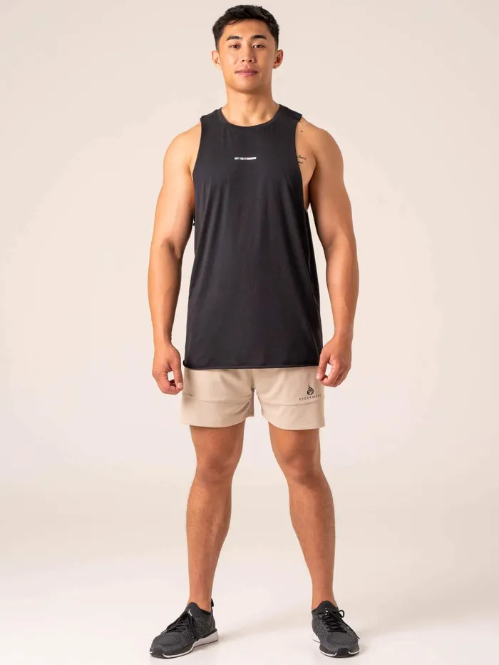 Emerge Mesh Short 8211 Sand Men Ryderwear Gym Shorts