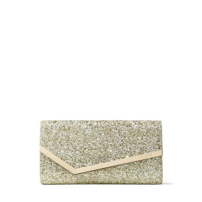 Emmie Moon Sand Infinity Glitter Clutch Bag Moon Sand Women JIMMY CHOO Clutch Bags Emmie Moon Sand Infinity Glitter Clutch Bag Moon Sand Women JIMMY CHOO Clutch Bags