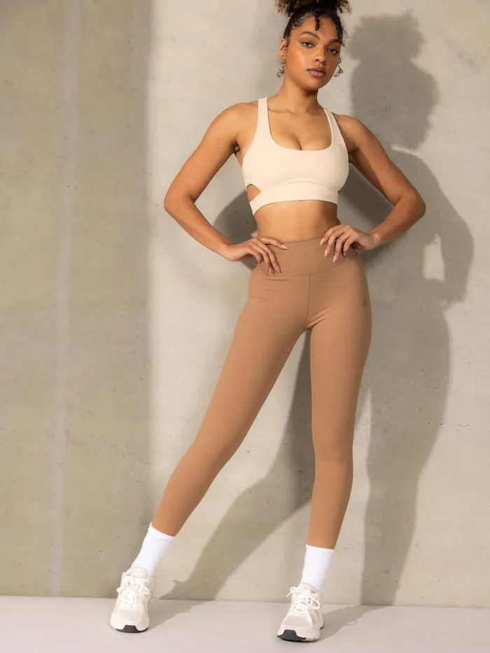 Empower High Waisted Leggings 8211 Mocha Women Ryderwear Leggings