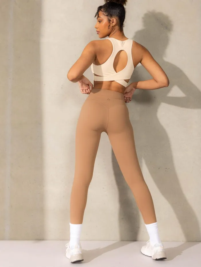 Empower High Waisted Leggings 8211 Mocha Women Ryderwear Leggings
