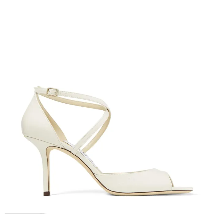 Emsy 85 Latte ChevronEmbossed Patent Leather Sandals Latte Women JIMMY CHOO Sandals Emsy 85 Latte ChevronEmbossed Patent Leather Sandals Latte Women JIMMY CHOO Sandals