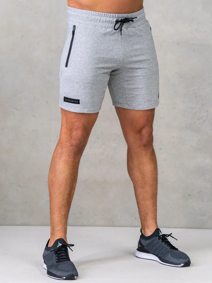 Endurance Track Shorts 8211 Grey Marl Men Ryderwear Gym Shorts