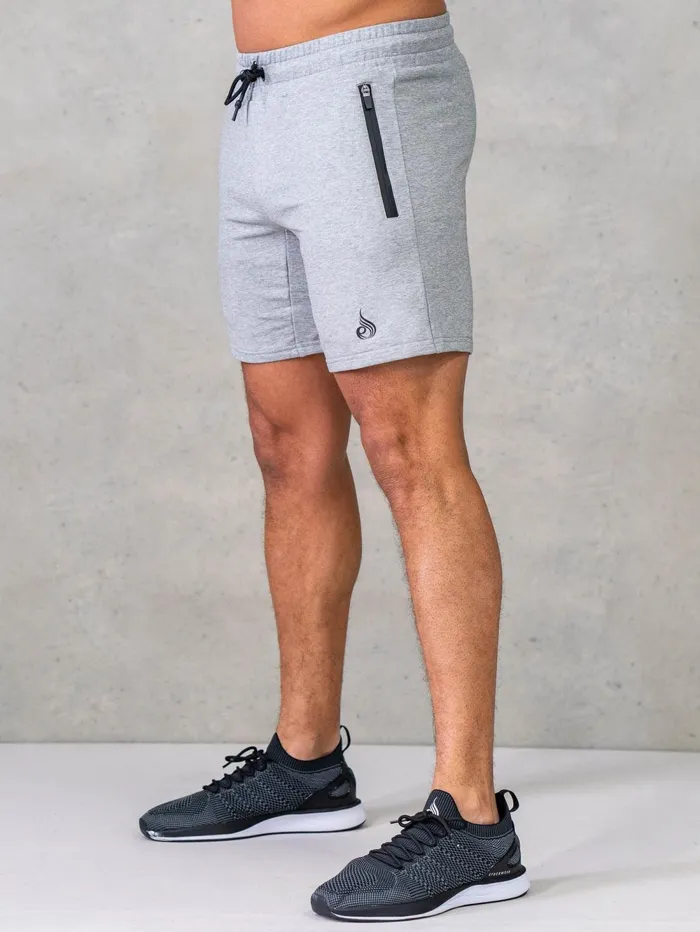 Endurance Track Shorts 8211 Grey Marl Men Ryderwear Gym Shorts