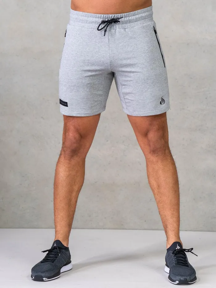 Endurance Track Shorts 8211 Grey Marl Men Ryderwear Gym Shorts
