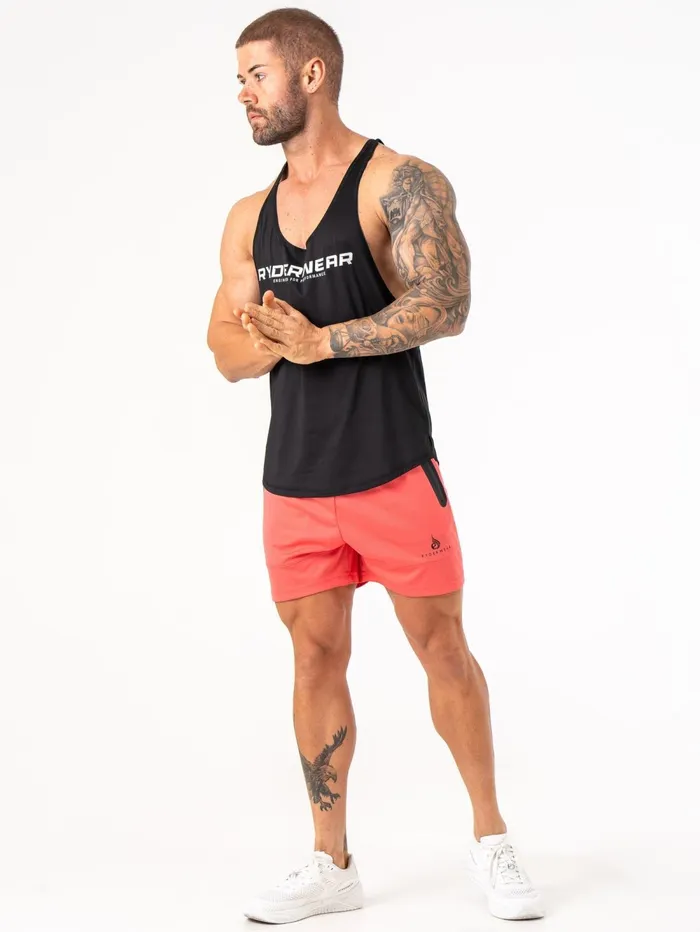 Energy Mesh Shorts 8211 Coral Men Ryderwear Gym Shorts