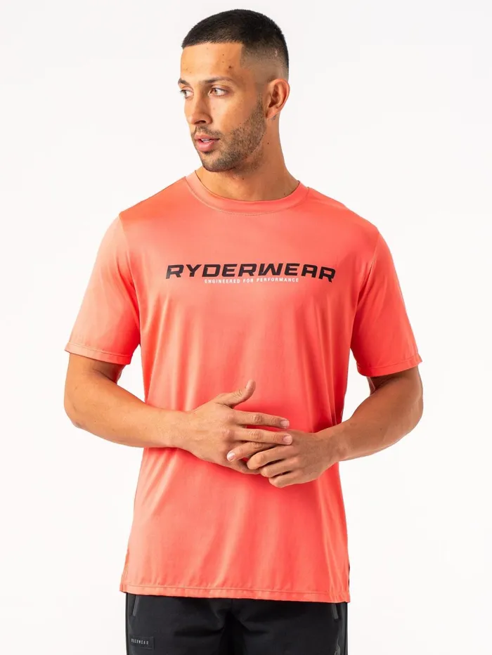 Energy TShirt 8211 Coral Men Ryderwear TShirts
