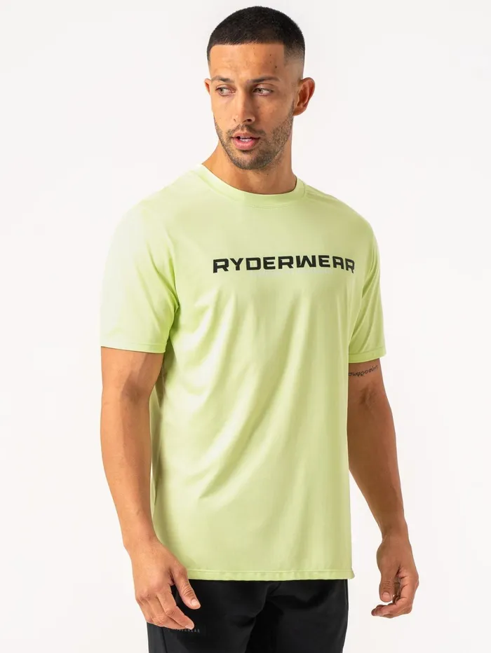 Energy TShirt 8211 Lime Men Ryderwear TShirts