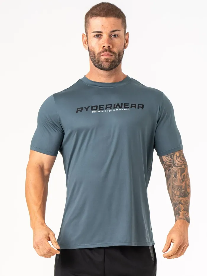 Energy TShirt 8211 Petrol Men Ryderwear TShirts