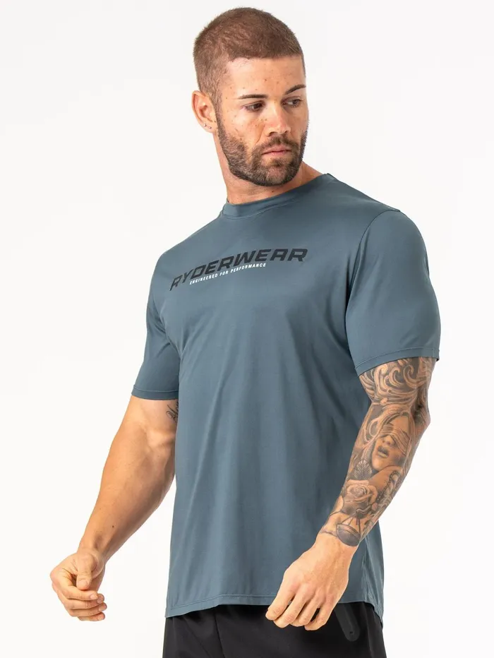 Energy TShirt 8211 Petrol Men Ryderwear TShirts