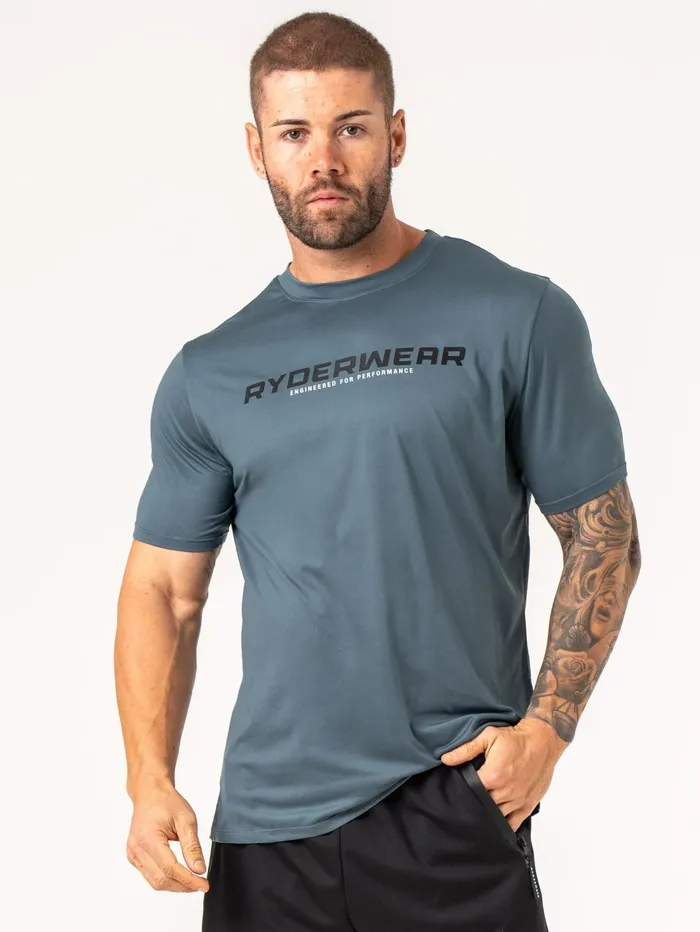 Energy TShirt 8211 Petrol Men Ryderwear TShirts