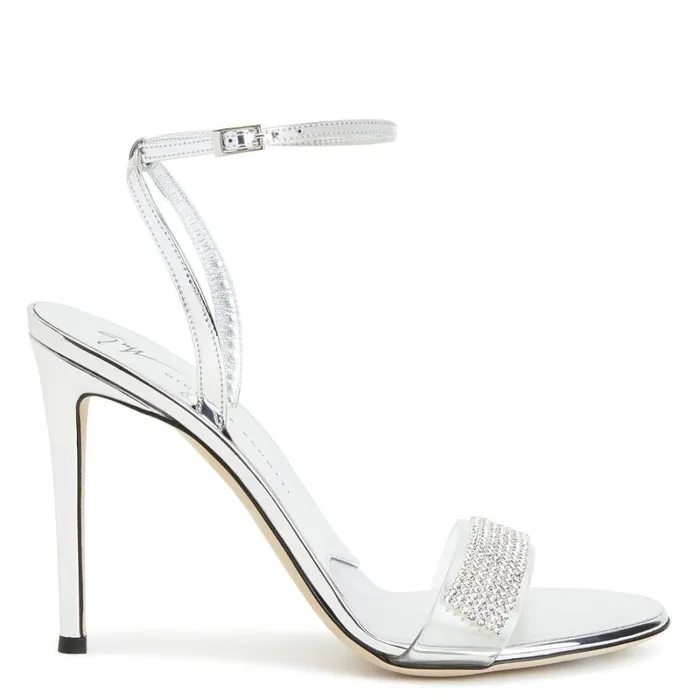 Erwan Silver Women Giuseppe Zanotti Sandals