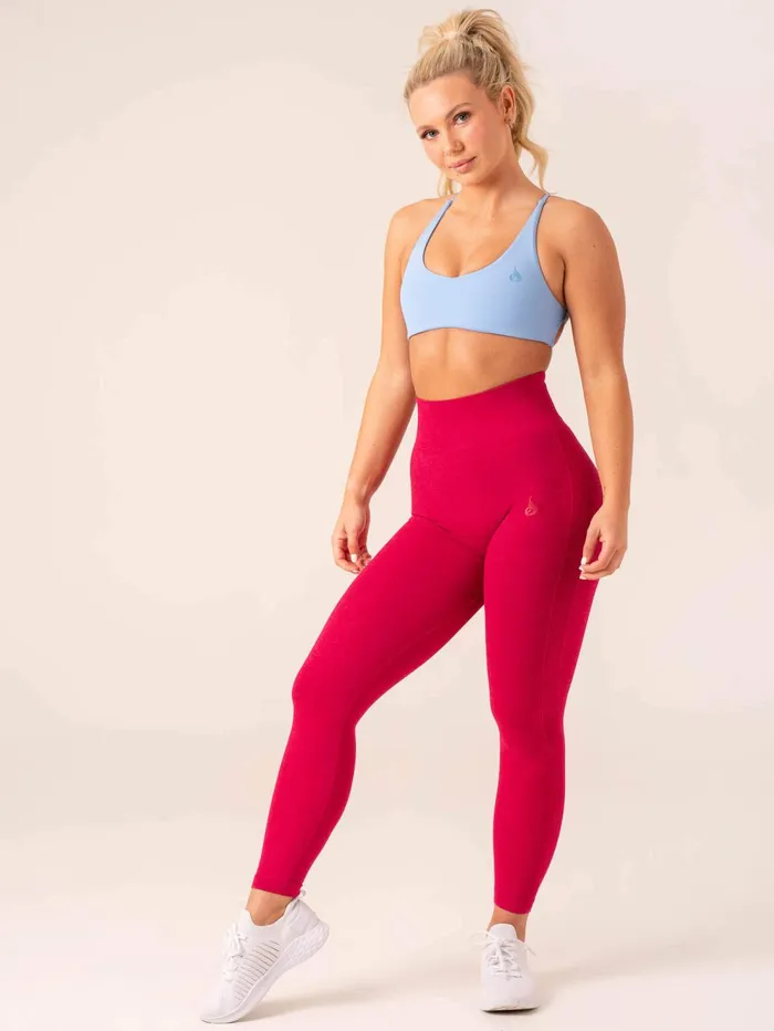 Evolve Seamless Leggings 8211 Berry Marl Women Ryderwear Leggings