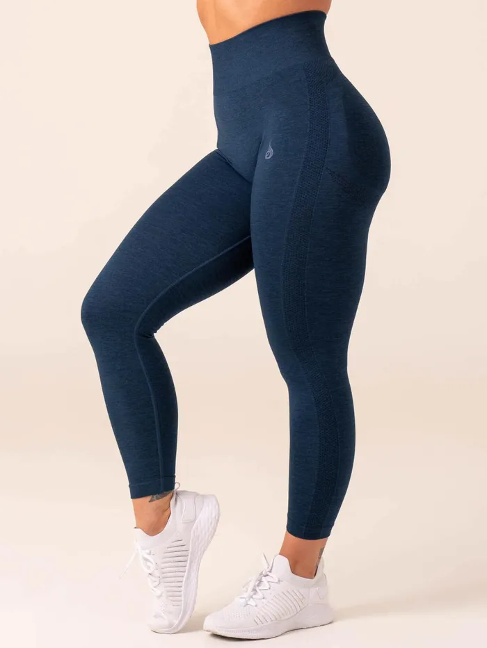 Evolve Seamless Leggings 8211 Navy Marl Women Ryderwear Leggings